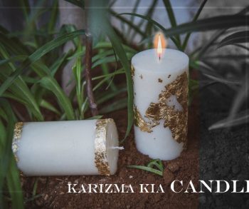شمع استوانه مخمل (Velvet Pillar Candle)