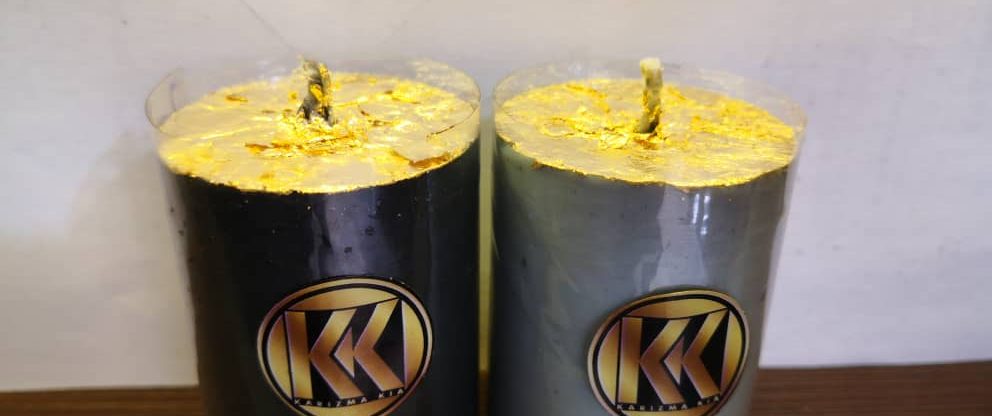 شمع استوانه مخمل (Velvet Pillar Candle)