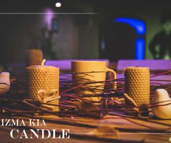 شمع موم عسل (Beeswax Candle)