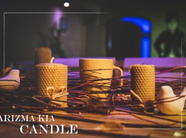 شمع موم عسل (Beeswax Candle)