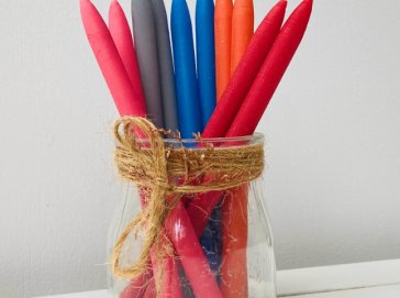 شمع مدادی ارتفاع 20 سانتی (Taper Candle)