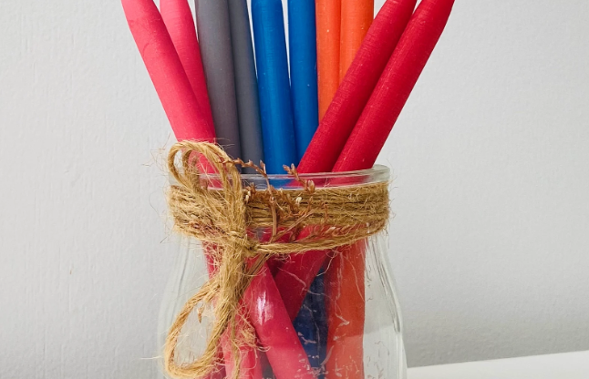 شمع مدادی taper candle